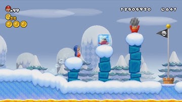 NSMBW Custom Level: Fluid Flip Grotto