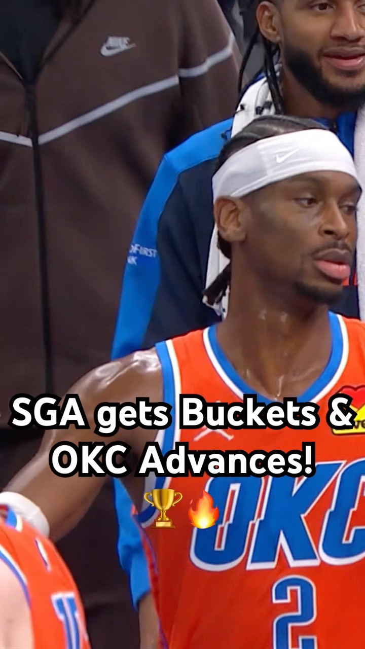 Shai Gilgeous-Alexander GETS BUCKETS \u0026 OKC Advances to Vegas! ?|#Shorts