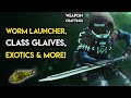 Destiny 2 - WITCH QUEEN EXOTICS! Worm Launcher, Class Glaives, Weapon Crafting and MORE!