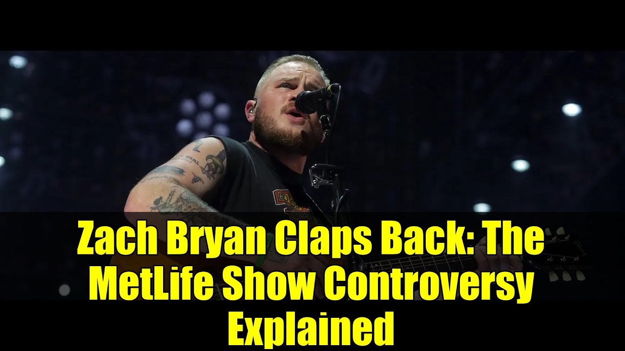 Zach Bryan Claps Back: The MetLife Show Controversy Explained