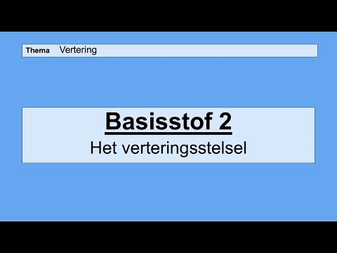 Video: Watter Ensieme Is Betrokke By Vertering?