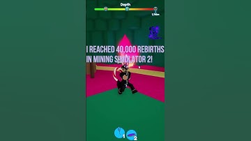 I Reached 40,000 Rebirths In Mining Simulator 2(Roblox)