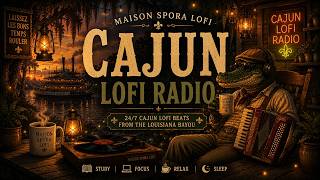 Cajun Lofi Radio | Original Cajun Lofi Jazz | Study • Focus • Relax | Maison Spora screenshot 4