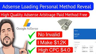 Adsense Loading New Method 2023 || Adsense Arbitrage Paid Method Free Safe Adsense Loading