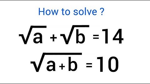 Germany | Can you solve this ? | A Nice Math Olympiad Algebra Problem a=? & b=?