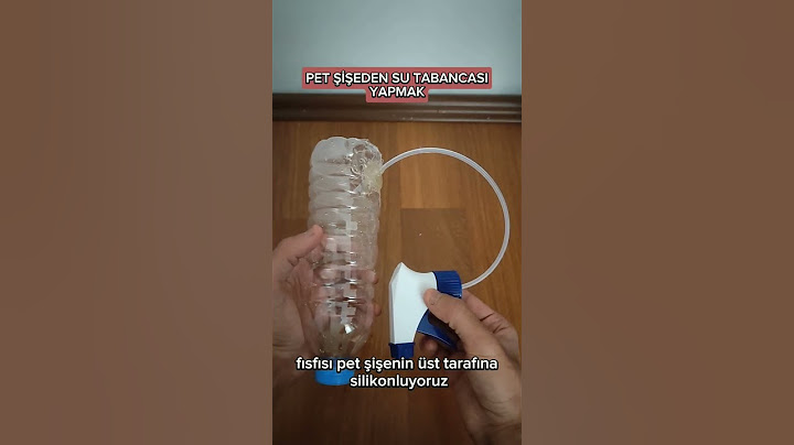 Pet şişeden su tabancası yapmak 🥰