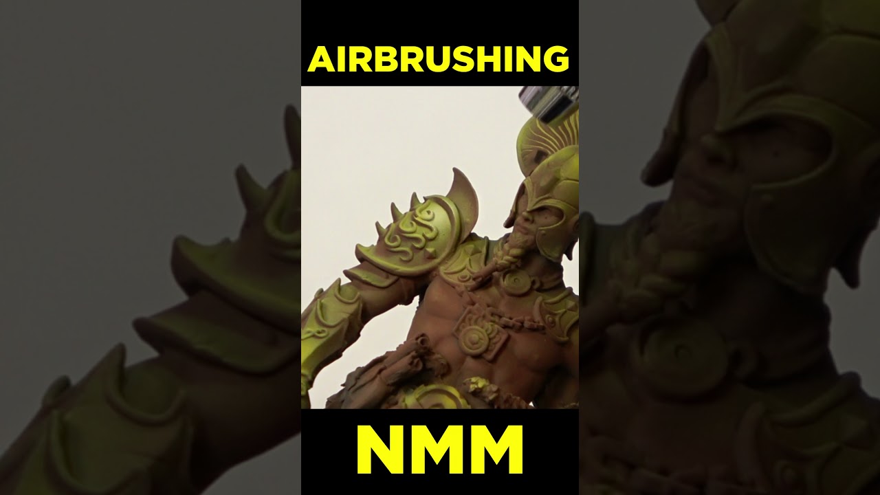 💛Airbrushing NMM, how to start, first steps if you want to create NMM with airbrush | warhammer