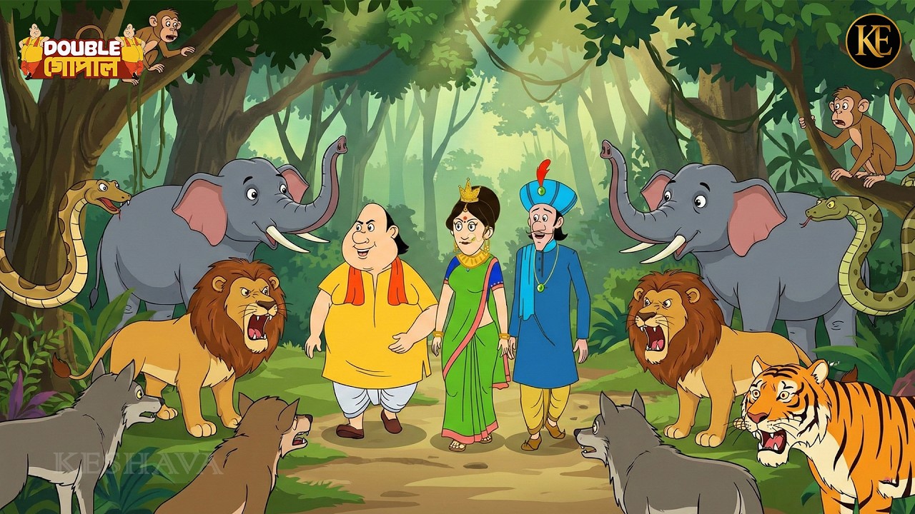 গোপাল ভাঁড় রানিকে জঙ্গলের সিংহ || Gopal Bhar || Best Of Gopal Bhar