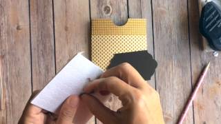 Stampin' Up Gift Bag Punch Board  Pocket Card