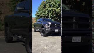 Kleinn Air Horns on 2016 Ram 2500 Cummins