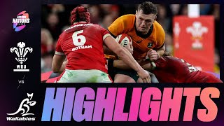 Thumbnail for HIGHLIGHTS | WALES V AUSTRALIA | AUTUMN NATIONS SERIES