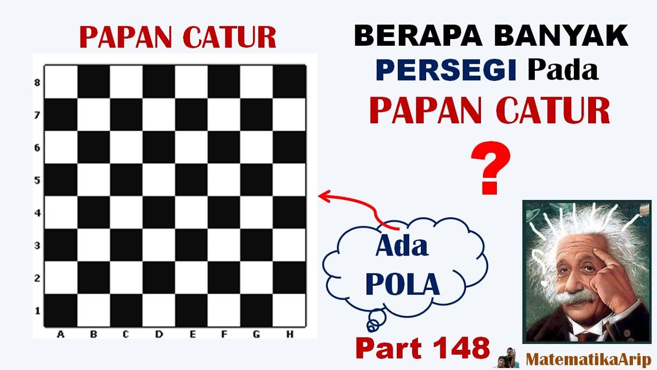 Menghitung Banyak Persegi Pada Papan Catur Ternyata Ada Pola Bilangan Kuadrat Di Dalam Papan Catur Youtube Menghitung Banyak Persegi Pada Papan Catur Ternyata Ada Pola Bilangan Kuadrat Di Dalam Papan Catur Youtube