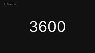 3600 Seconds Countdown Timer ⏱️ | 1 Hour Timer for Focus, Study & Productivity