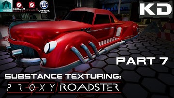 Substance Texturing: PROXY Roadster - Generators and Baking Model Information (Part 7)