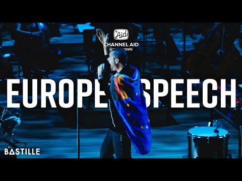 Dan Smiths (Bastille) Europe Speech at Channel Aid - live in Concert 2020 at Elbphilharmonie Hamburg