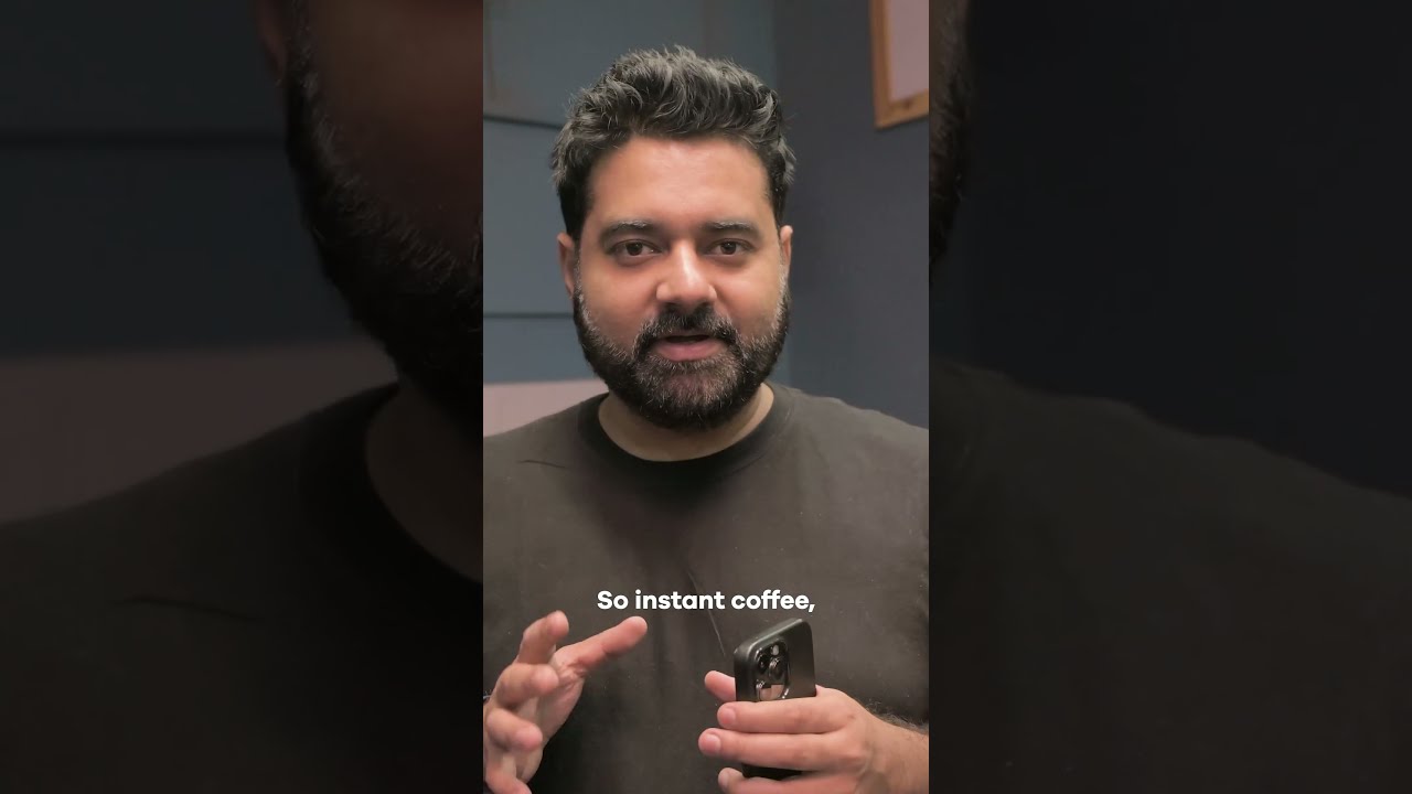 Instant Coffee Vs Freshly Roasted Shorts
