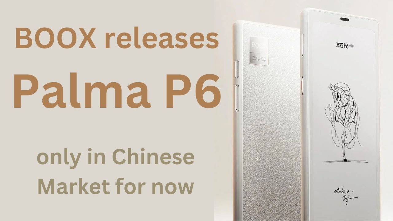Boox releases Palma P6 (Pocket eReader) - YouTube