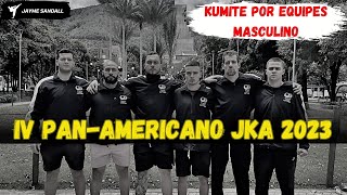 IV Campeonato Pan-americano de karate JKA 2023 - final kumite por equipes masculino