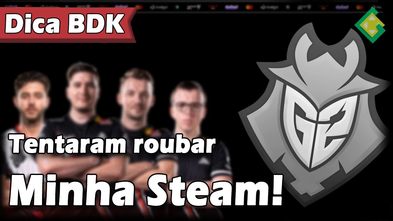 Tentaram Roubar Minha Steam YouTube
