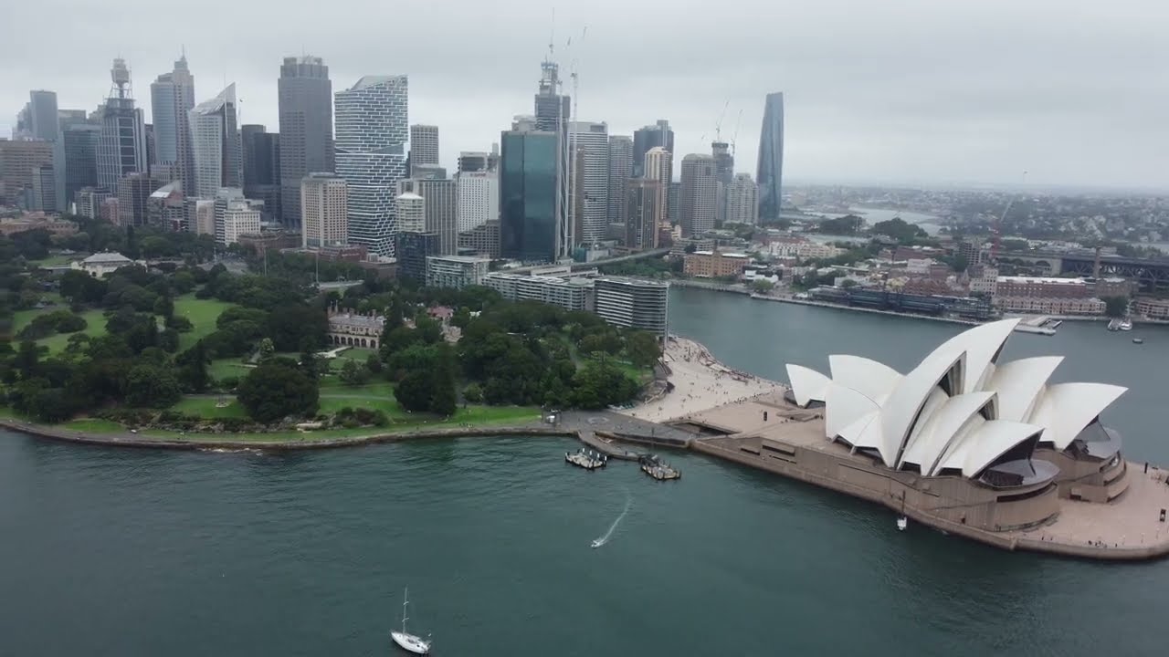 Aerial Views of Sydney Opera House – Celebrating 50 Years in 2023