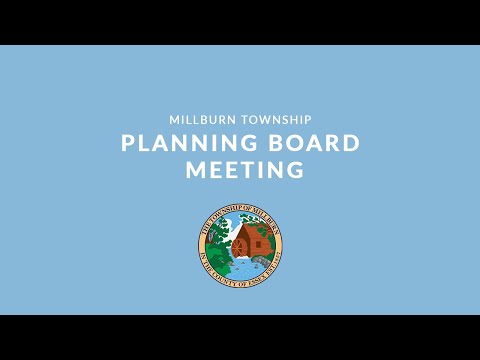 Millburn Township Planning Board Meeting – January 5, 2022