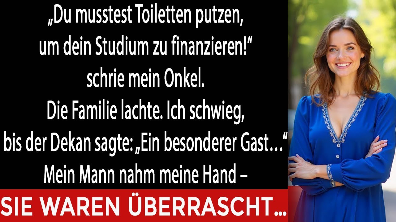 Meine Familie nannte mich auf meiner Abschlussfeier einen Versager – bis ein Gast alles veränderte.