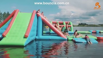 Bouncia Successful Inflatable Floating Water Park Water Inflatables