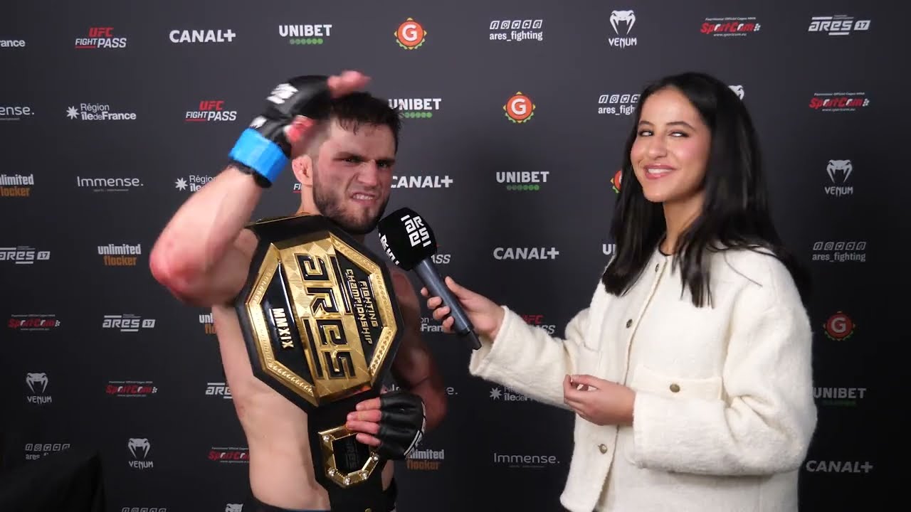 Aboubakar Younousov réagit à sa victoire par KO à ARES 17 !