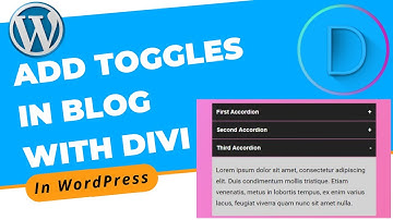 How to Add Toggles in Blog With Divi in WordPress | Divi Page Builder Tutorial 2022