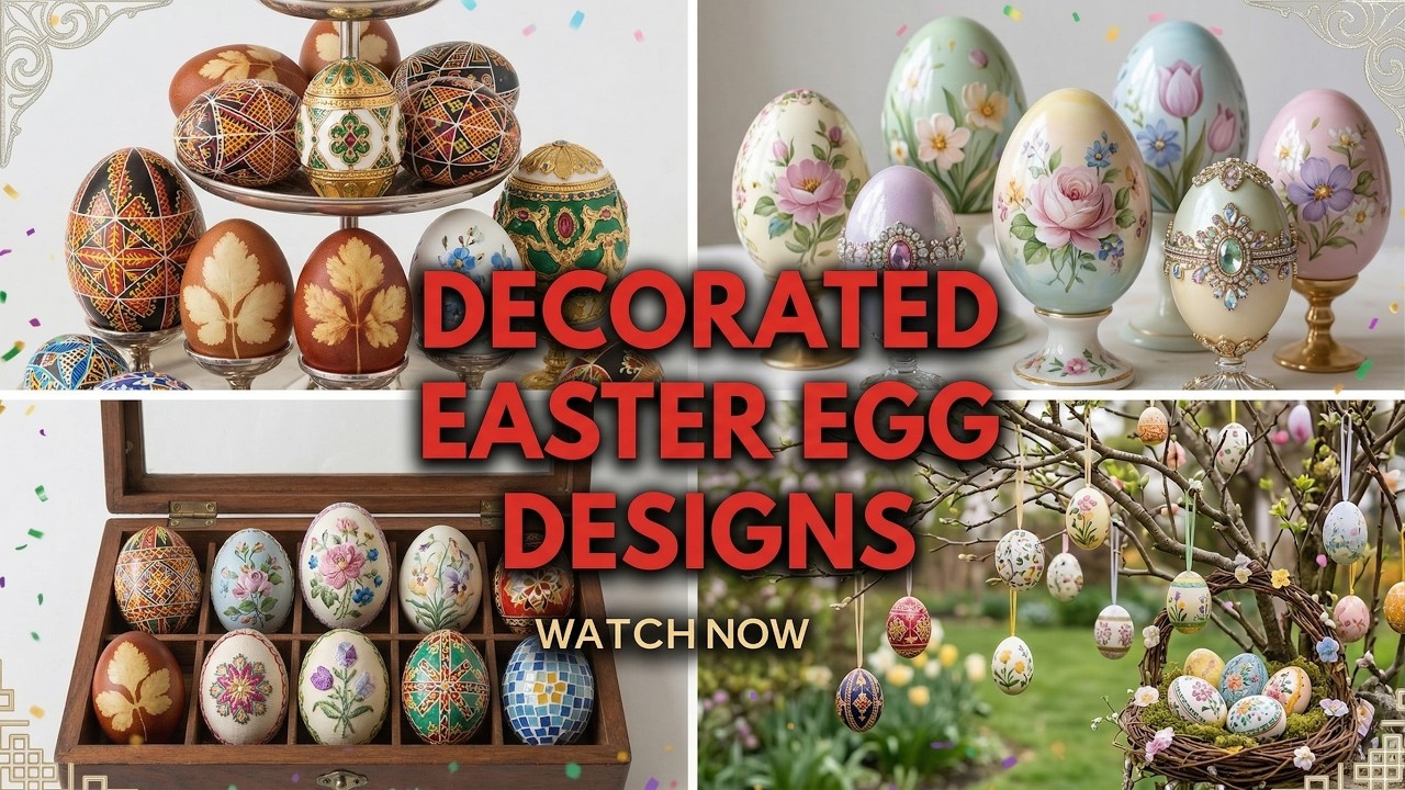 Stunning Decorated Easter Egg Designs to Try This Season