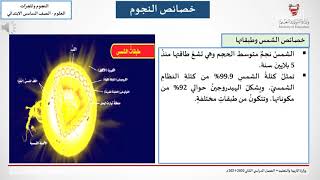 العلوم للصف السادس -النجوم والمجرات