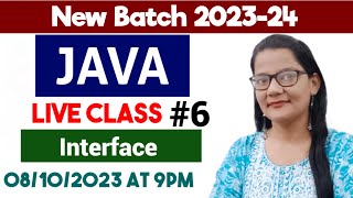 Interface in Java |  Java Programming For Beginners| Live