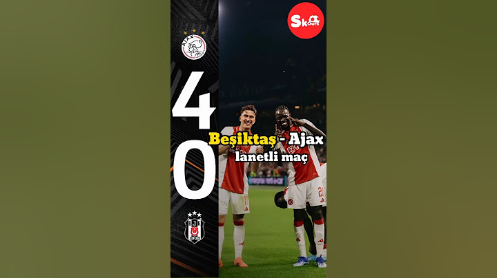 UEFA Avrupa Ligi 1. Hafta Beşiktaş 0-4 Ajax maç özeti. #beşiktaş #ajax #maçözeti