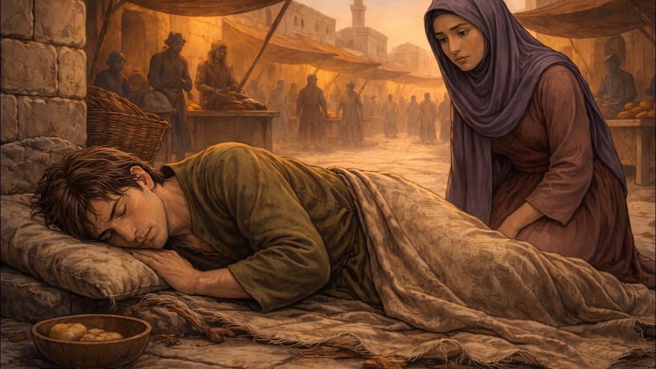 #قصة الشاب الذي توفي والديه فقهره الفقر حتى أصبح ينام على الرصيف فكيف غير الله قدره#قصص #حكايات 