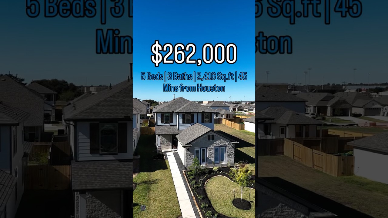 Affordable new construction communities under 300k in Houston Texas 