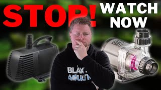 Watch This Before Buying An Aquarium Return Pump Sump Pump