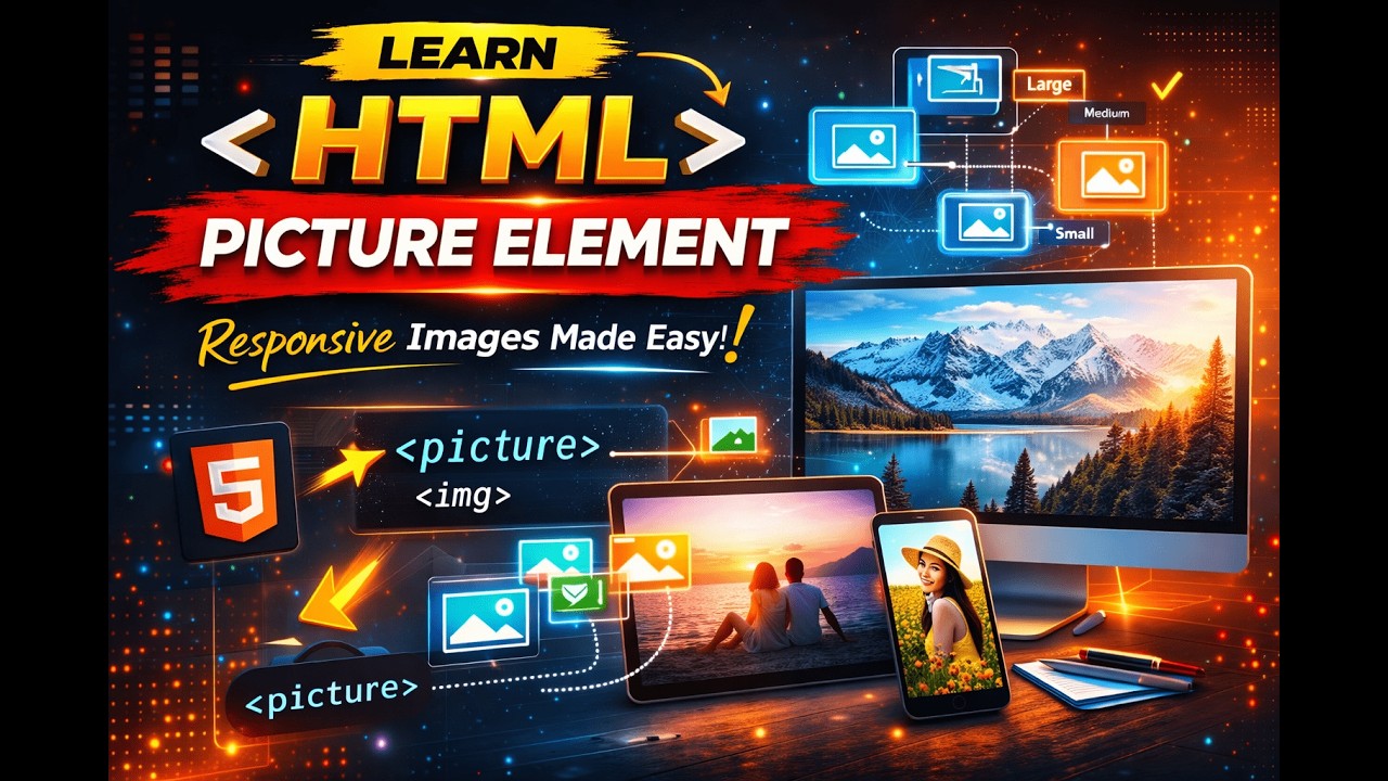 HTML Picture Element Explained in Depth | Responsive Images Mastery for ...