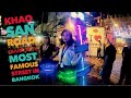 Khaosan Road Thanon - Il Comico in Giappone Thai Travel Vlogger - Hippy Road in Bangkok Street View
