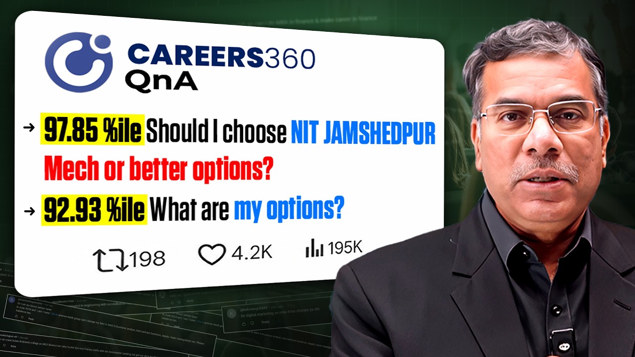97.85%ile – NIT Jamshedpur Mech Worth It? | 92.93%ile Best Options | JEE Main Counselling QnA #jee