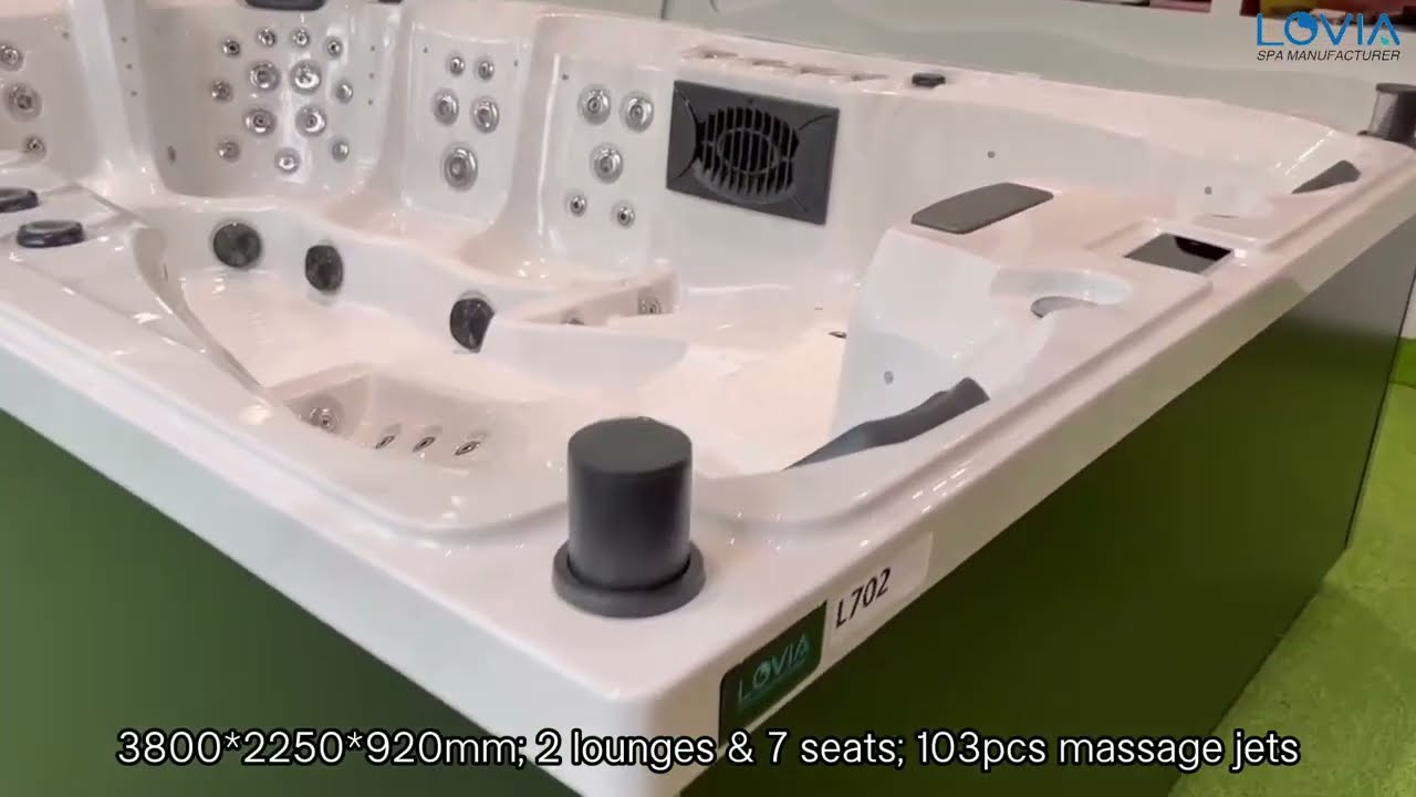 Lovia Spa Best Party Spas and Extra Large Hot Tubs L702 YouTube