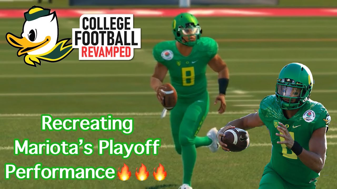 Recreating Marcus Mariota’s Playoff Performance (vs #3 Florida State) College Football Revamped