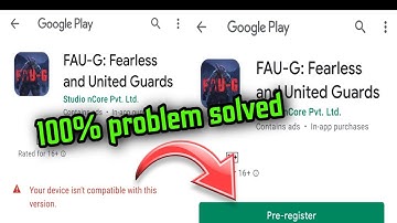 🥵Faug Preregister problem solution | your device isn