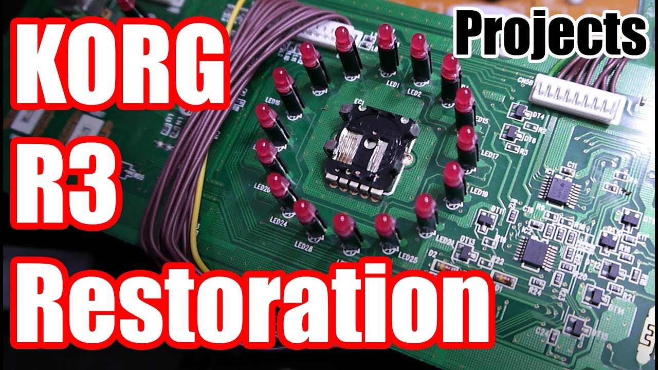 Korg R3 Refurbishment - Cleaning, Knob Replacement & Customisation ...