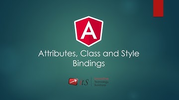 4.5 Attributes, Class and Style Bindings | Angular Tutorial | ITS