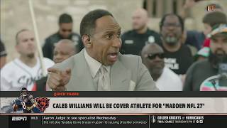 "Chicago has the BEST quarterback they've EVER had!" – Stephen A. STUNS Shay with bold Caleb praise