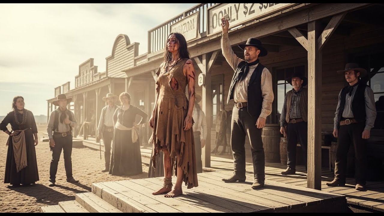 Никто не хотел избитую и израненную рабыню-апачку за 2 доллара — пока одинокий ковбой не выбрал её!