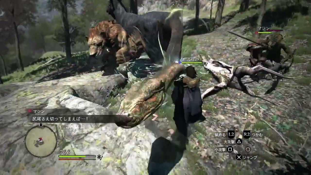 魔法職プレイ ドラゴンズドグマ23 楽しい メテオフォールでキメラ退治 Youtube