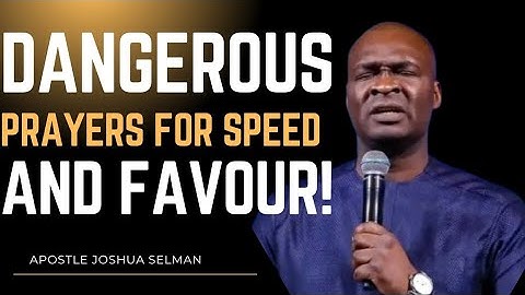 DANGEROUS MIDNIGHT PRAYERS FOR UNSTOPPABLE FAVOR AND DIVINE ACCELERATION | APOSTLE JOSHUA SELMAN 