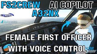 FS2CREW AI Copilot Update | Female First Officer