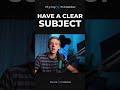 ESSENTIAL Drone Shot Composition Tip - Have a CLEAR Subject